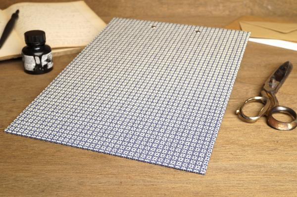 Durable solidly built exceptional pattern clipboard by "Schreibweise"